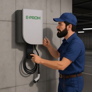 Установка зарядной станции настенного типа ( до 50 кг)